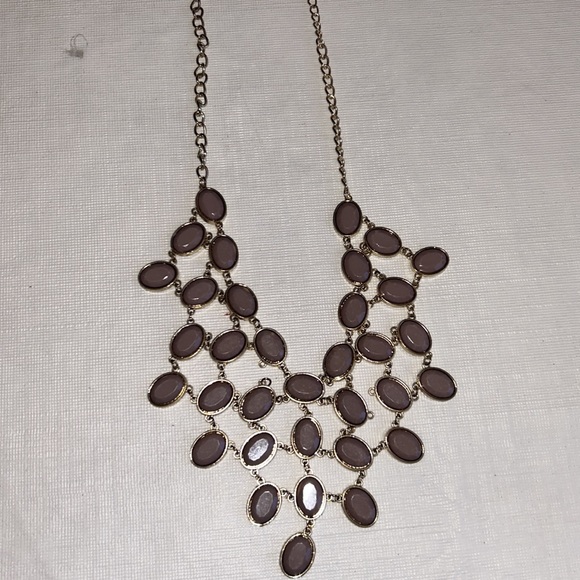 Gold and mauve necklace FREE WITH TOP OR DRESS PURCHASE - Picture 6 of 6
